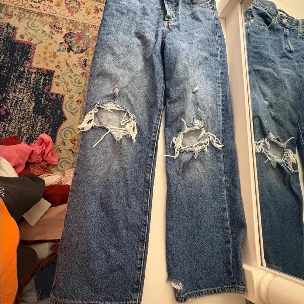 Levi's Ripped Denim Jeans